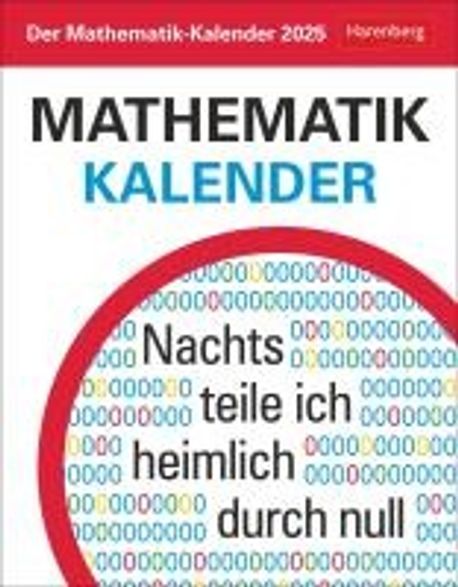 Nachts Wenn Alles Schläft Teile Ich Heimlich Durch Null Der Mathematik-Kalender Tagesabreisskalender 2025 - Nachts teile ich