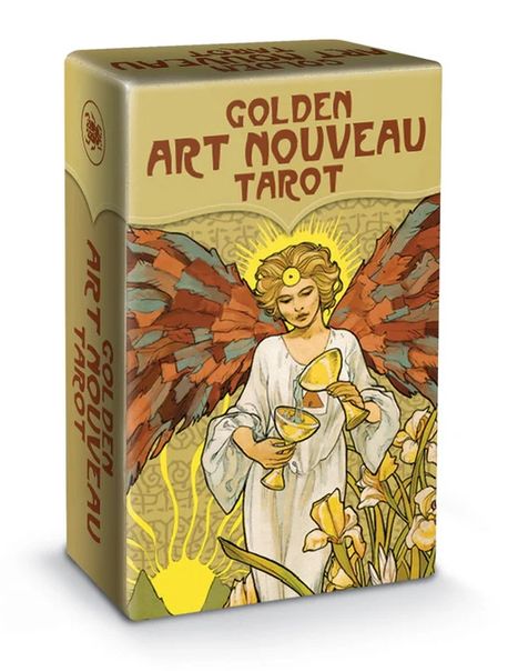 Golden Art Nouveau Tarot - Mini Tarot