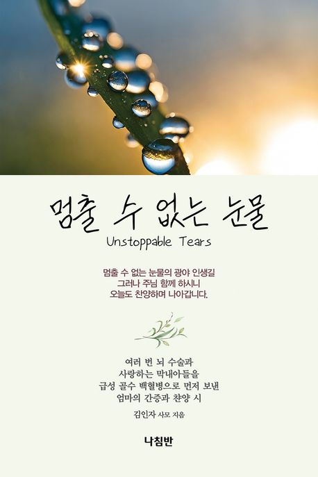 멈출수없는눈물