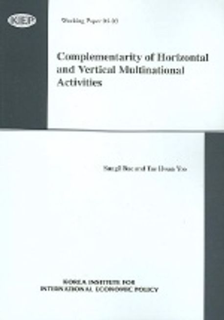 Complementarity of Horizontal and Vertical Multinational Activities ...