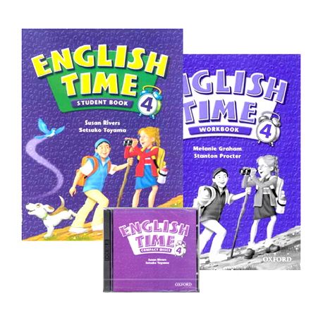 ENGLISH TIME LEVEL 4 SET(Student Book 1권 + Workbook 1권 + CD 2장) | 수잔 ...