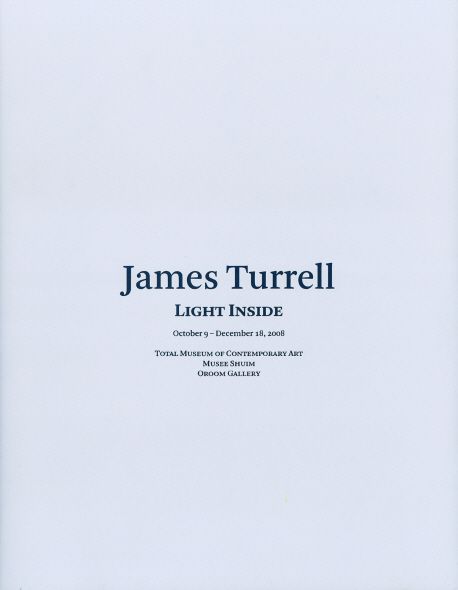 JAMES TURRELL : LIGHT INSIDE | 제임스 터렐 - 교보문고
