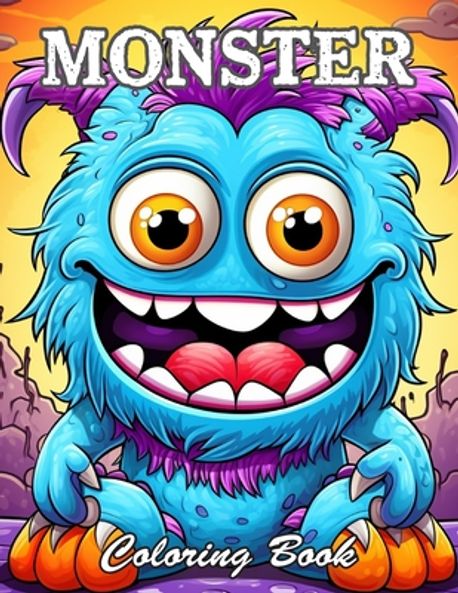 Monster Coloring Book for Adults | Wright, Nina - 교보문고