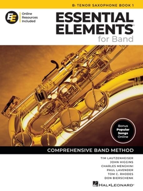 Essential Elements for Band - BB Tenor Saxophone Book 1 with Eei Online ...