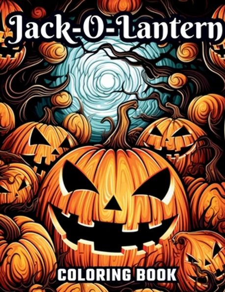 Large Print Jack-O-Lantern Coloring Book | Publishing, Goober - 교보문고