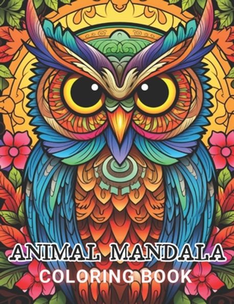 Animal Mandala Coloring Book for Adults | Davis, Demetrius - 교보문고