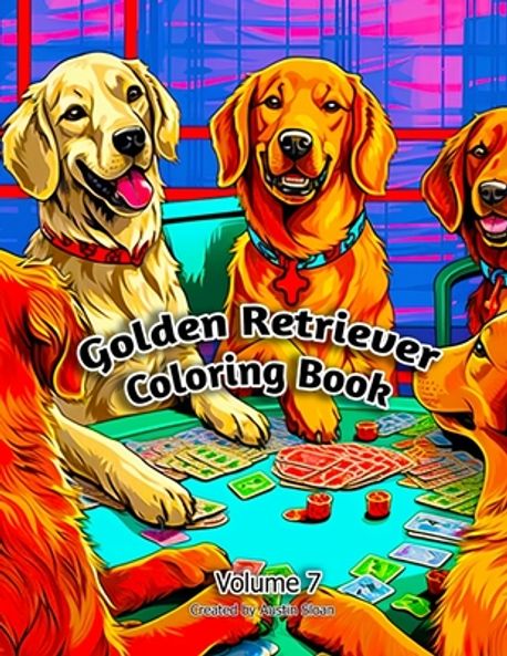 Retriver Rescue Books Rome Golden Retriever Coloring Book | Sloan, Austin - 교보문고