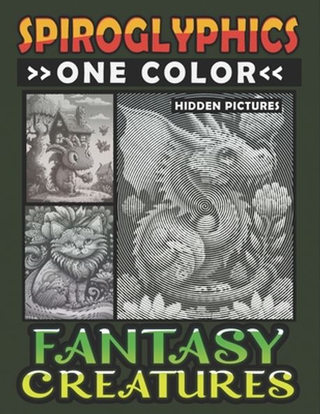 Spiyroglyphic String Spiroglyphics One Color Hidden Pictures Fantasy Creatures | Ann, Lily ...