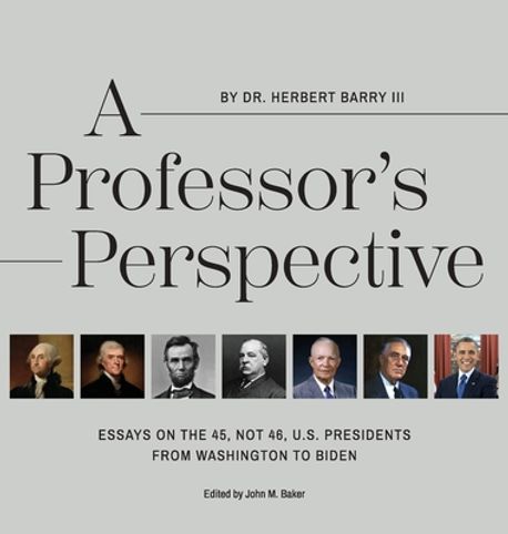 A Professor's Perspective | Barry, Herbert - 교보문고