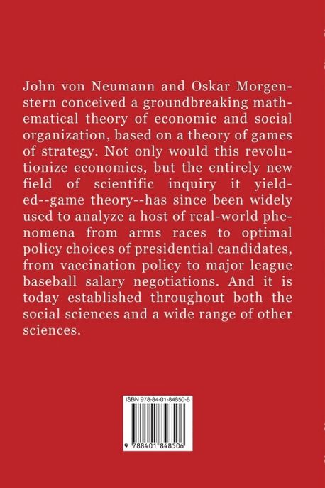 Theory of Games and Economic Behavior | Neumann, John Von - 교보문고