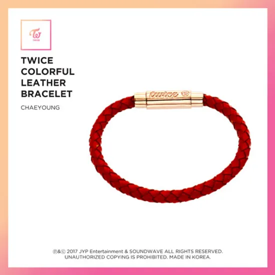 CHAEYOUNG(채영) - COLORFUL LEATHER BRACELET [L사이즈] [한정판]