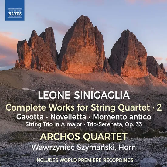 COMPLETE WORKS FOR STRING QUARTET, VOL. 2/ ARCHOS QUARTET [레온 시니갈리아: 현악사중주 전곡 2집 - 아코스 현악 사중주단]
