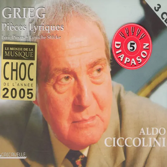 PIECES LYRIQUES/ ALDO CICCOLINI [그리그 서정 소품 전곡: 알도 치콜리니]