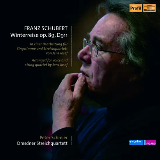 WINTERREISE: ARRANGED FOR VOICE AND STRING QUARTET BY JENS JOSEF/ PETER SCHREIER, DRESDNER STREICHQUARTETT [CD+DVD] [슈베르트: 겨울나그네 (현악4중주 반주 편곡판)]