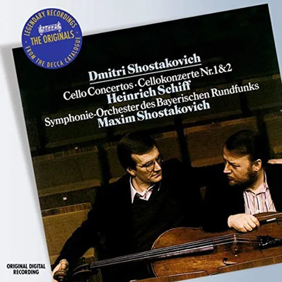 CELLO CONCERTOS 1 & 2/ HEINRICH SCHIFF, MAXIM SHOSTAKOVICH [THE ORIGINALS] [쇼스타코비치: 첼로 협주곡 1, 2번 - 하인리히 쉬프]