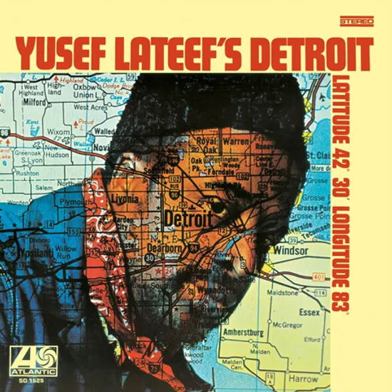 YUSEF LATEEF`S DETROIT LATITUDE 42` 30`: LONGITUDE 83` [WARNER JAZZ BEST COLLECTION 1000]