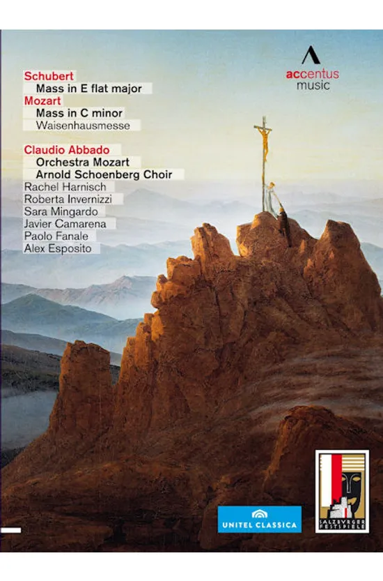 MASS IN C MINOR & MASS IN E FLAT MAJOR/ CLAUDIO ABBADO [모차르트: 미사 C단조(고아원미사) & 슈베르트: 미사 E장조 - 아바도]