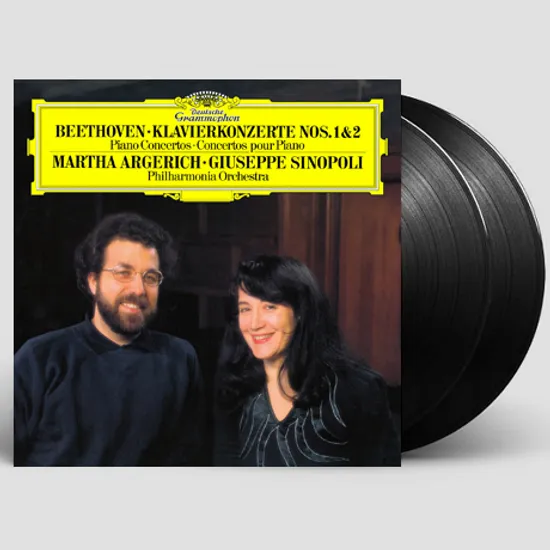 PIANO CONCERTOS 1 & 2/ MARTHA ARGERICH, GIUSEPPE SINOPLI [베토벤: 피아노 협주곡 1, 2번 - 아르헤리치, 시노폴리] [180G LP]