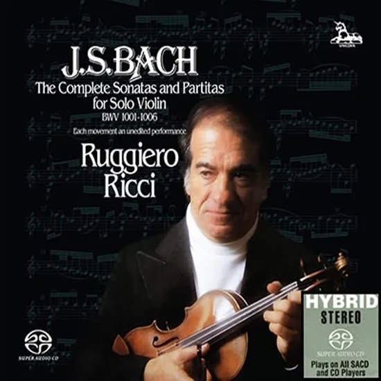 THE COMPLETE SONATAS AND PARTITAS FOR SOLO VIOLIN/ RUGGIERO RICCI [SACD HYBRID] [바흐: 무반주 바이올린 전곡 - 루지에로 리치]