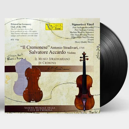IL CREMONESE/ SALVATORE ACCARDO, LAURA MANZINI [살바토레 아카르도: 스트라디바리 <일 크레모네세>로 연주한 크라이슬러 작품집] [180G LP]