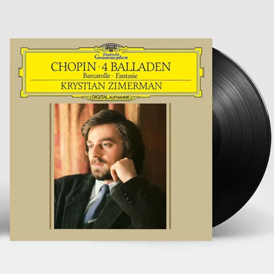 4 BALLADES, BARCAROLLE, FANTASIE/ KRYSTIAN ZIMERMAN [크리스티안 지메르만: 쇼팽 발라드, 뱃노래, 판타지] [180G LP]
