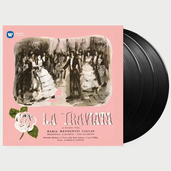 LA TRAVIATA/ MARIA CALLAS, GABRIELE SANTINI [베르디: 라트라비아타 - 마리아 칼라스 (1953 스튜디오 녹음)] [180G VINYL] [한정반]