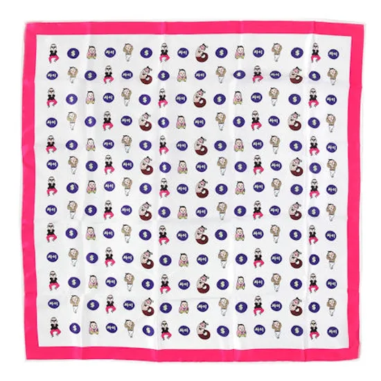 육갑 캐릭터 반다나 [핑크] [2012 6집 싸이]