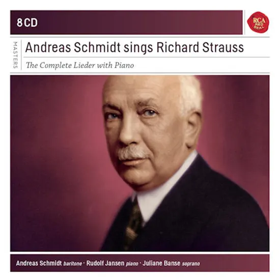 THE COMPLETE LIEDER WITH PIANO/ ANDREAS SCHMIDT [SONY MASTERS] [안드레아스 슈미트가 노래하는 슈트라우스]