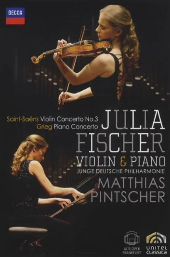 SAINT-SAENS, GRIEG VIOLIN & PIANO/ MATTHIAS PINTSCHER [생상: 바이올린 협주곡 3번, 그리그: 피아노 협주곡 - 율리아 피셔]