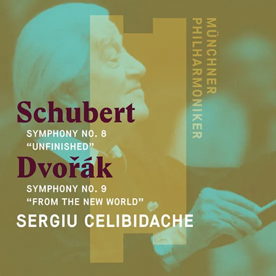 SYMPHONY NO.8 `UNFINISHED` & SYMPHONY NO.9 `FROM THE NEW WORLD`/ SERGIU CELIBIDACHE [슈베르트: 교향곡 8번 <미완성> & 드보르작: 교향곡 9번 <신세계로부터> - 첼리비다케]