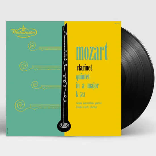 CLARINET QUINTET K.581/ VIENNA KONZERTHAUS QUARTET, LEOPOLD WLACH [모차르트: 클라리넷 오중주 - 빈 콘체르트하우스 사중주단, 블라흐] [ANALOGPHONIC 180G LP]