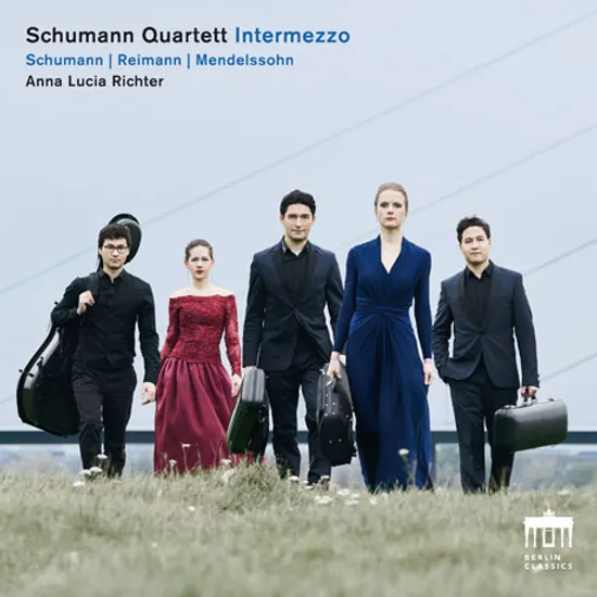INTERMEZZO/ SCHUMANN QUARTET, ANNA LUCIA RICHTER [슈만 & 멘델스존: 현악4중주 1번 외, 라이만 - 슈만 사중주단]