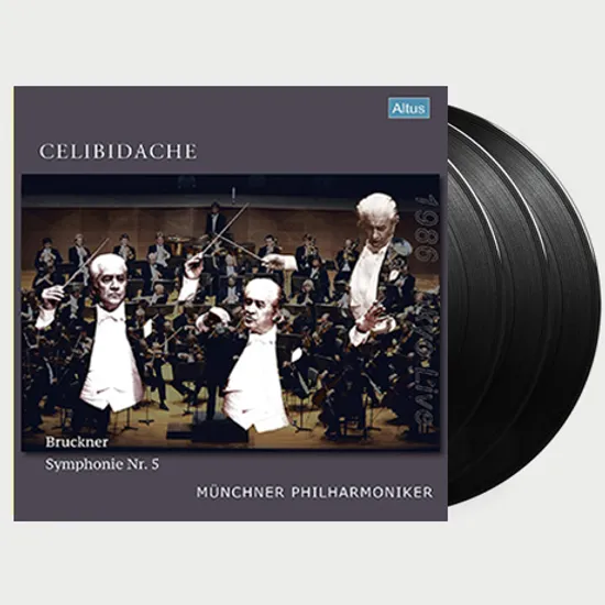 SYMPHONY NO.5/ SERGIU CELIBIDACHE [브루크너: 교향곡 5번 - 첼리비다케 & 뮌헨 필하모닉 1986년 실황] [LP]