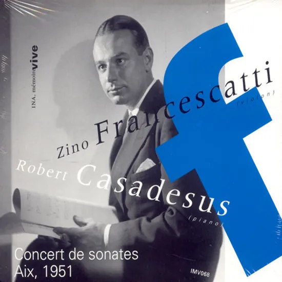 CONCERT DE SONATES AIX 1951/ ZINO FRANCESCATTI/ ROBERT CASADESUS