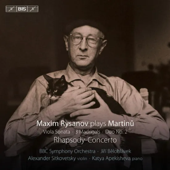 MAXIM RYSANOV PLAYS MARTINU: RHAPSODY CONCERTO, VIOLA SONATA/ JIRI BELOHLAVEK [SACD HYBRID] [막심 리자노프가 연주하는 마르티누: 랩소디 협주곡, 비올라 소나타 외]