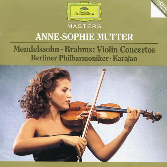 VIOLIN CONCERTOS/ ANNE-SOPHIE MUTTER, HERBERT VON KARAJAN [멘델스존 & 브람스: 바이올린 협주곡 - 무터 & 카라얀]