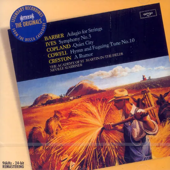 BARBER ADAGIO FOR STRINGS ETC./ NEVILLE MARRINER [THE ORIGINALS]