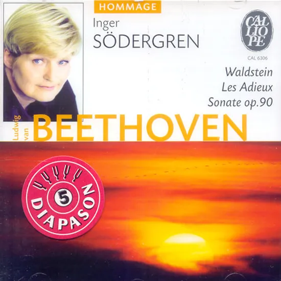 SONATES `WALDSTEIN`, `LES ADIEUX` OP.90/ INGER SODERGREN