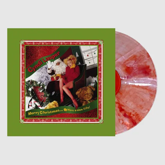 MERRY CHRISTMAS...HAVE A NICE LIFE! [CLEAR WITH RED/WHITE CANDY CANE SWIRL] [LP]