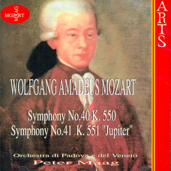 SYMPHONIES NOS.40 K.550 & 41 K.551 JUPITER/ PETER MAAG