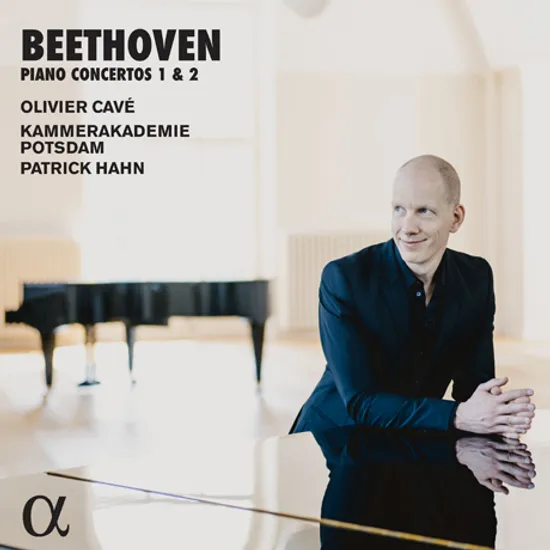 PIANO CONCERTOS 1 & 2/ OLIVIER CAVE, PATRICK HAHN [베토벤: 피아노 협주곡 1 & 2번 - 올리비에 카베]