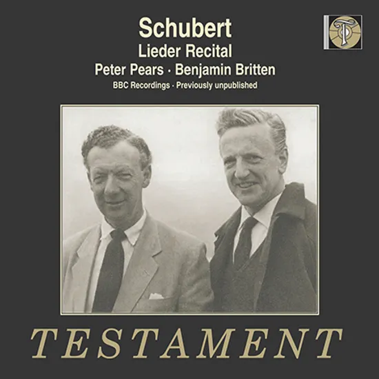 LIEDER RECITAL/ PETER PEARS, BENJAMIN BRITTEN [슈베르트: 가곡 리사이틀 - 피터 피어스, 벤자민 브리튼]