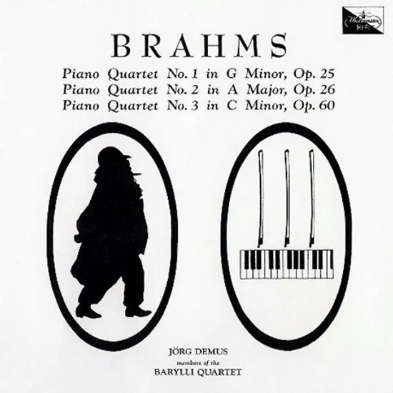 PIANO QUARTETS NOS.1-3/ JORG DEMUS, BARYLLI QUARTET [UHQCD] [브람스: 피아노 사중주 - 데무스, 바릴리 사중주단]