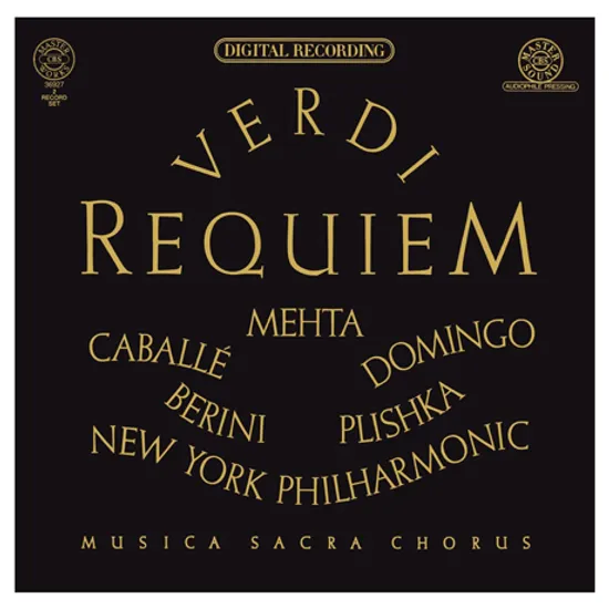 MESSA DA REQUIEM/ ZUBIN MEHTA [SONY ORIGINALS]