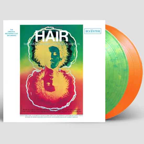 HAIR: ORIGINAL BROADWAY CAST [뮤지컬 헤어] [ORANGE & YELLOW SWIRLED] [180G LP]