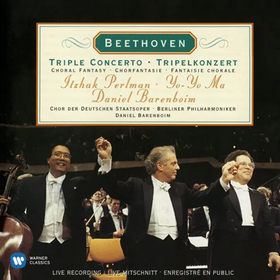 BEETHOVEN: TRIPLE CONCERTO & CHORAL FANTASY/ YO-YO MA, DANIEL BARENBOIM [펄만 54집 - 베토벤: 삼중 협주곡, 합창환상곡]