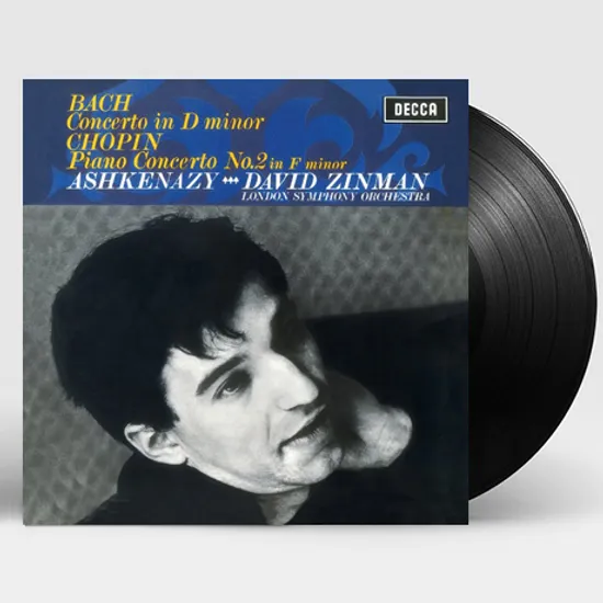 PIANO CONCERTOS/ VLADIMIR ASHKENAZY, DAVID ZINMAN [바흐: 피아노 협주곡 1번 & 쇼팽: 피아노 협주곡 2번 - 아쉬케나지, 진먼] [180G LP]