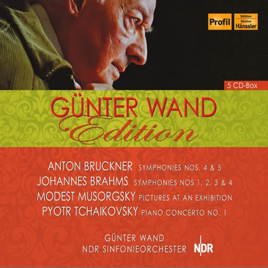 GUNTER WAND EDITION: BRUCKNER, BRAHMS, MUSSORGSKY [귄터 반트 에디션: 1980-90년대 북독일 방송 심포니 지휘 실황물]