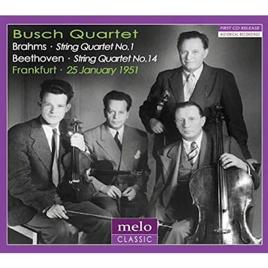 BRAHMS & BEETHOVEN: STRING QUARTETS [부쉬 쿼텟: 1951 프랑크푸르트 콘서트]