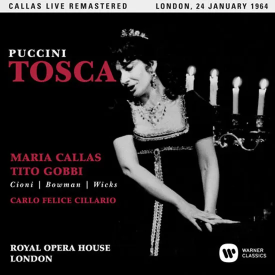 PUCCINI: TOSCA/ CARLO FELICE CILLARIO [마리아 칼라스: 푸치니 토스카 - 1964년 런던 실황]